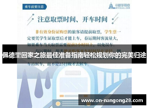 佩德里回家之旅最佳准备指南轻松规划你的完美归途