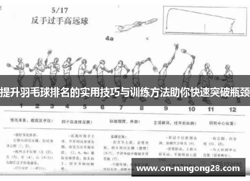 提升羽毛球排名的实用技巧与训练方法助你快速突破瓶颈